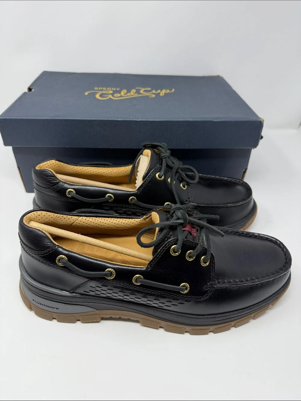Sperry Gold Cup Billfish Plushwave Boat Shoe Men’s‎ 10M Full Grain Leather NIB